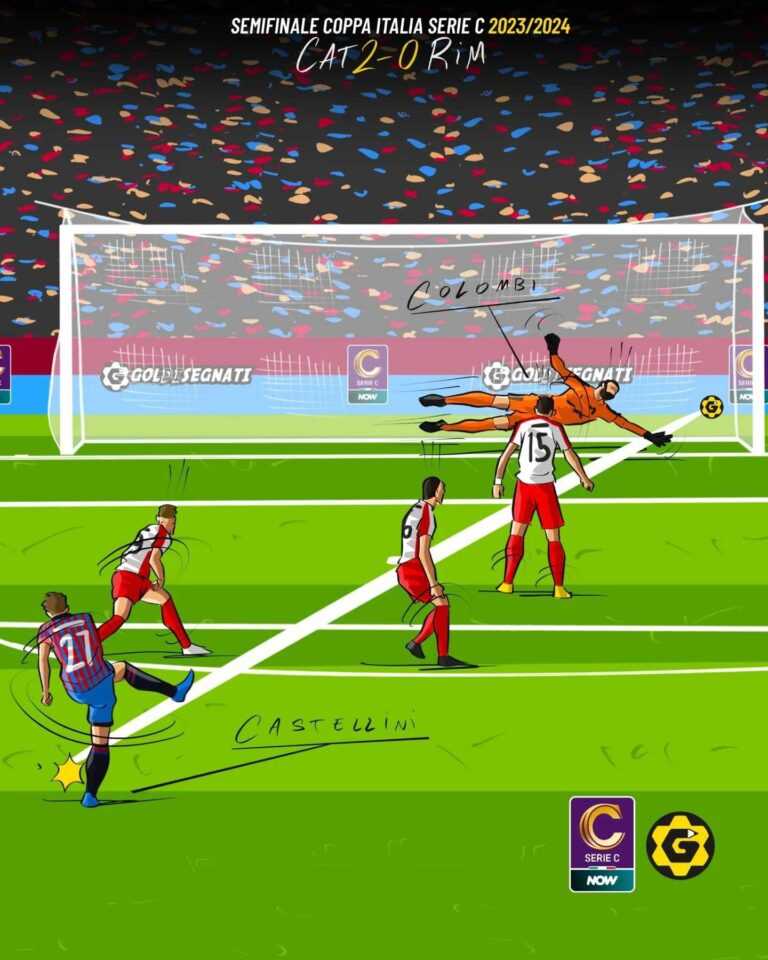 SERIE C: ‘Best goal 2024’, Castellini tra i candidati a vincere il premio