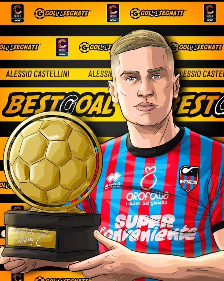 SERIE C: ‘Best goal 2024’, vince Castellini
