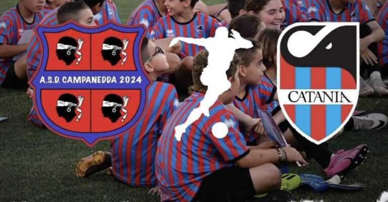 STAMPA SARDA: “Atletico Campanedda, progetto col Catania dal valore anche umano, di aggregazione e crescita per i bambini”