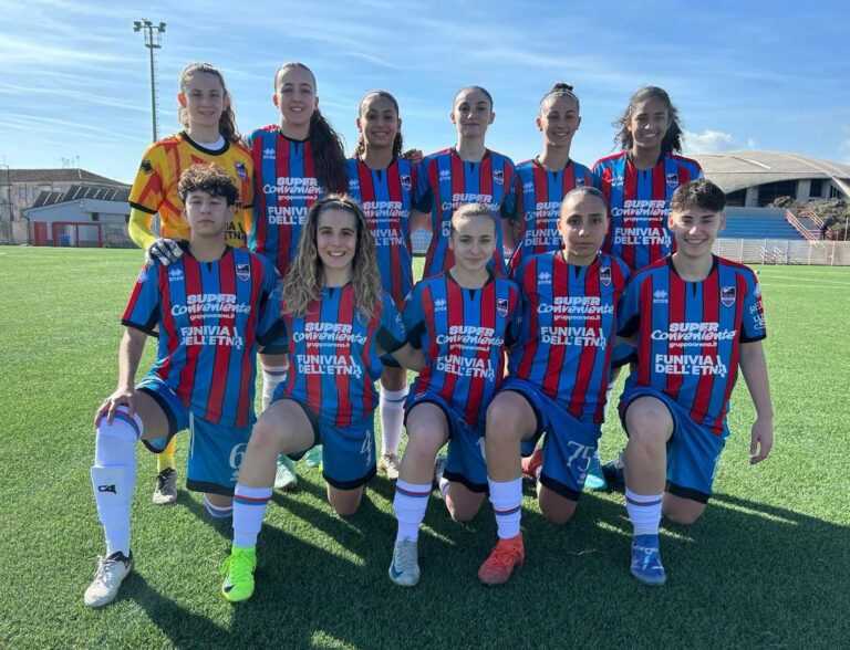 CATANIA FEMMINILE: tris di reti al Brindisi