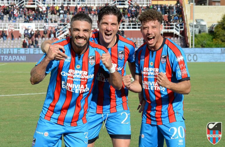 QUI CATANIA: marcatori, avanzano Anastasio e Lunetta. Primo gol di Frisenna