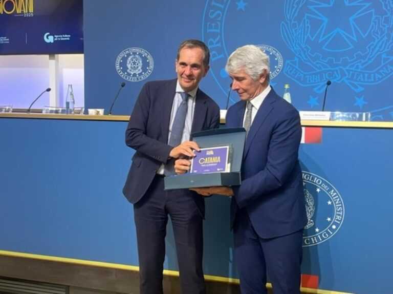 DALLA CITTA’: “Politiche giovanili, Catania premiata a Roma come Città dei Giovani 2025”