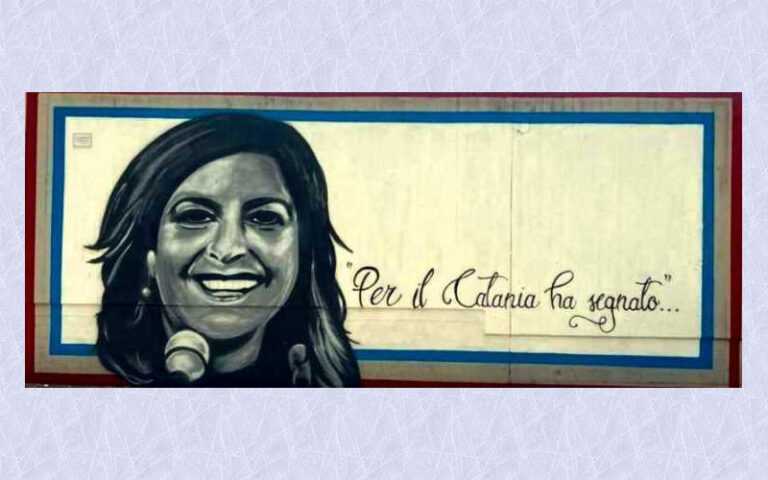 STEFANIA SBERNA, lo street artist D’Amico: “Murales dedicato ad un perno della nostra città”