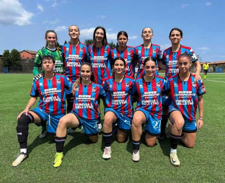 CATANIA FEMMINILE: rossazzurre sconfitte, ma buona prova contro la Roma