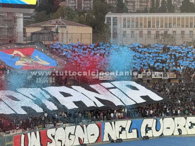 LA SICILIA: “Cori e coreografie d’altri tempi, ricreato il clima della Serie A”