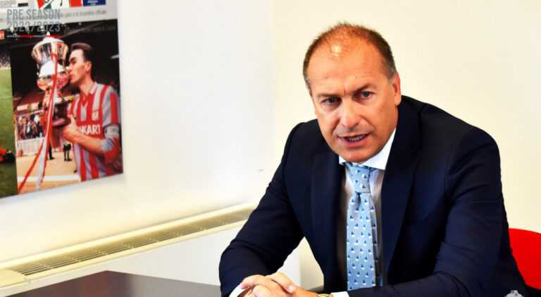 GIACCHETTA (D.S. Cremonese): “Catania, società si sta sempre più strutturando ma non è facile uscire dalla C”