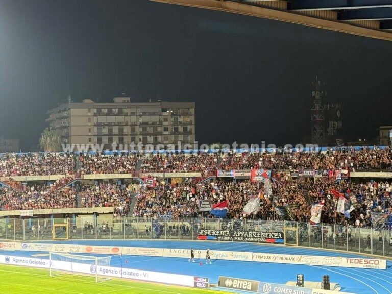 CATANIA 6-0 FOGGIA: tabellino e statistiche partita