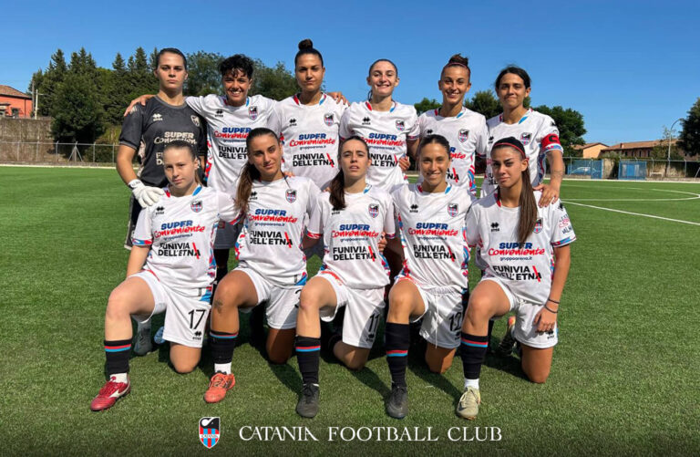 CATANIA FEMMINILE: pioggia di gol contro il Marsala in Coppa Italia Serie C