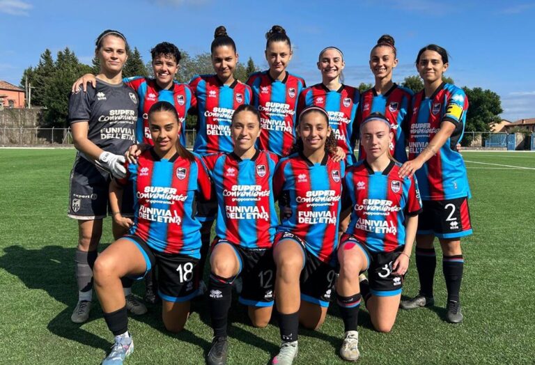 CATANIA WOMEN: le rossazzurre calano il poker