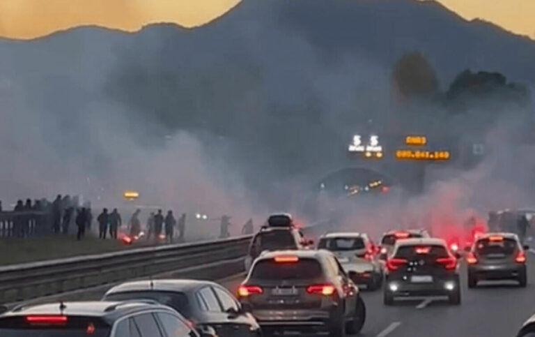 Scontri sull’Autostrada A2: si va verso un periodo di stop alle trasferte per i tifosi di Catania e Casertana