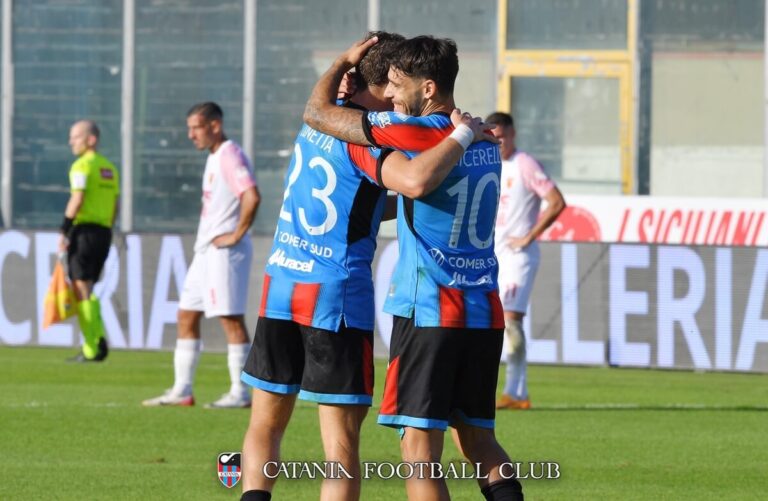RASSEGNA STAMPA – La Sicilia: “Catania, crescita esponenziale del gruppo. Lunetta indiavolato. Cicerelli, freddezza esemplare”