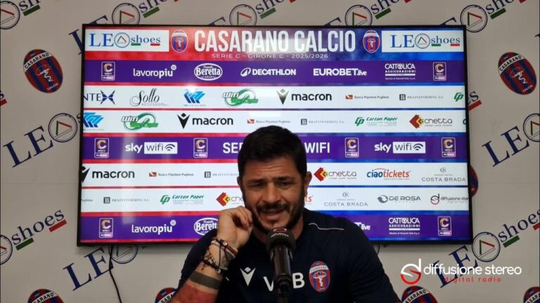 DI BARI (all. Casarano): “Il Catania possiede tanti valori ed è ben allenato, tiriamo fuori la rabbia in campo giocando a viso aperto”