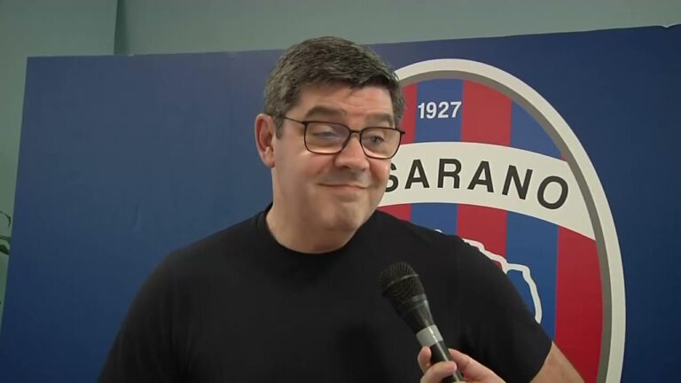 FILOGRANA SERGIO (Pres. Casarano): “Momento tremendo, basta. Sabato arriva il Catania, tiriamo fuori orgoglio, qualità e carattere!”