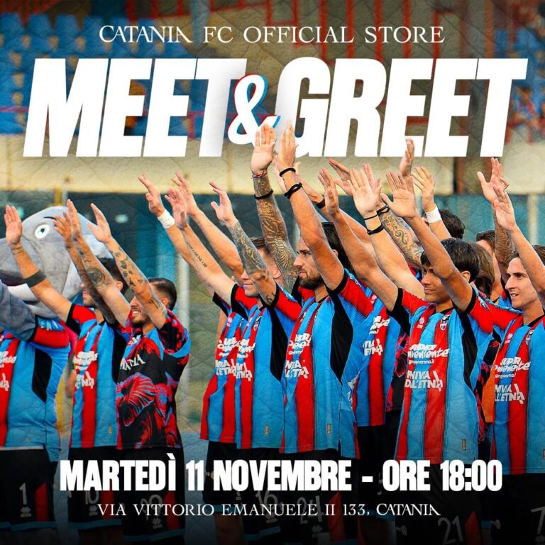 CATANIA – Meet & Greet: Casasola, Cicerelli, Dini e Pieraccini incontrano i tifosi